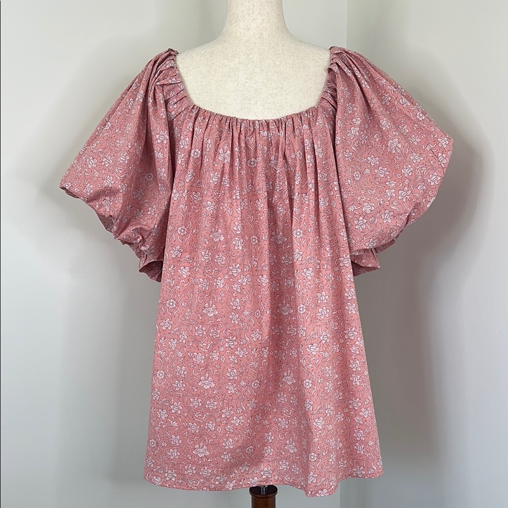 Pink Floral Mini Dress - Picture 2 of 7
